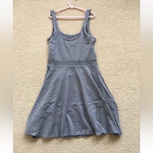 NWT Abercrombie & Fitch Fit n Flare Dress Mini Lace Gray Sz S